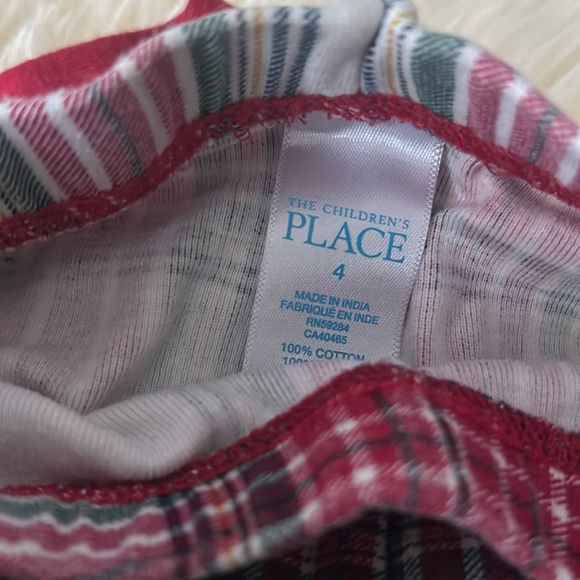 Carter’s & Children’s Place Christmas Pajama Set & Fleece Bottoms Size 4T - Picture 6 of 10